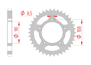 Corona Accaio Passo 530 ducati