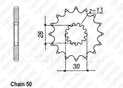 Pignone Triumph 750/900/1000 91