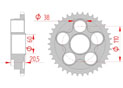 Corona Accaio Passo 520 ducati