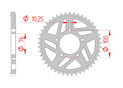 Corona Accaio Passo 525 R1/R6 MAR voxan